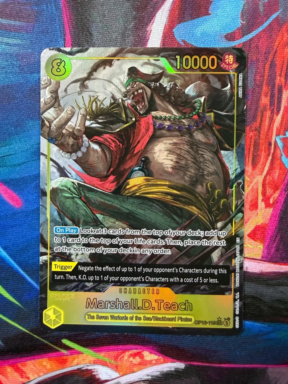 OP16-119 Marshall D Teach One Piece Card